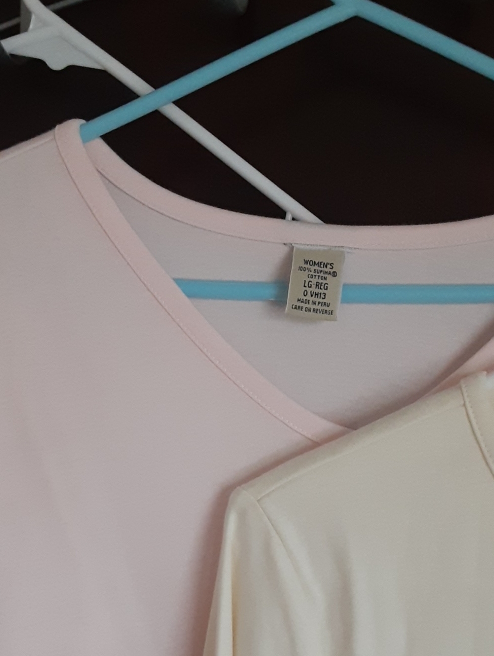 Pick 1: Women's Supima Cotton Tee, Long-Sleeve V-neck - Picture 2 of 16